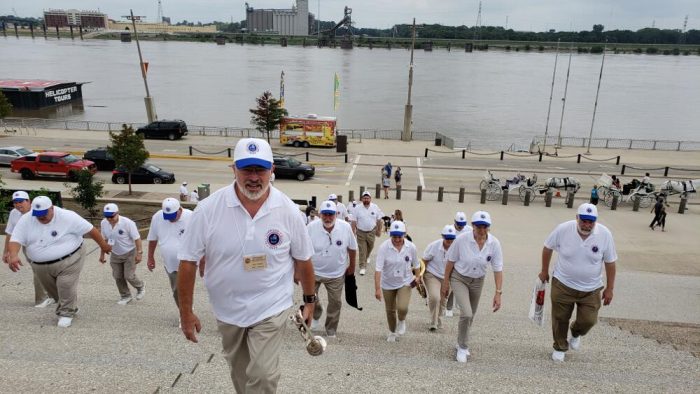 Paul Howard leads the “march to the Arch!” Paul Howard leads the “march to the Arch!”