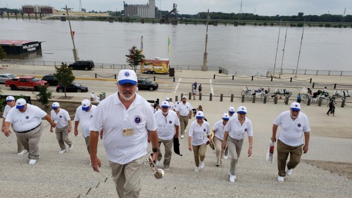 Paul Howard leads the “march to the Arch!” Paul Howard leads the “march to the Arch!”