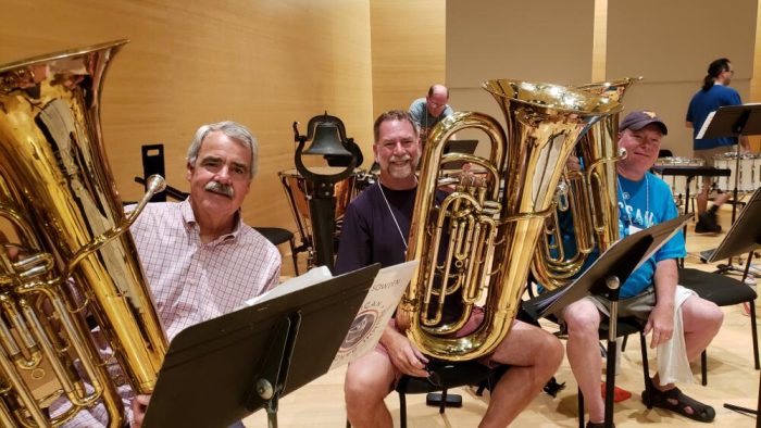 Tubas: Jeff Sowden, Brian Sullivan, James Mounts Tubas