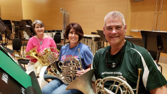 French horns: Kent Eversmeyer, Cindy Marzen Haincheck, Allison Felter French horns